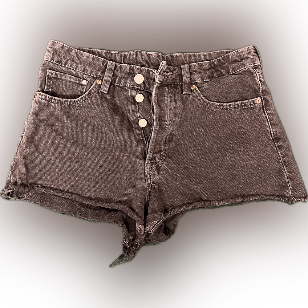 Size: Small US 6 CA 6  
Colour: Black 
Brand: “Vintage Shorts”